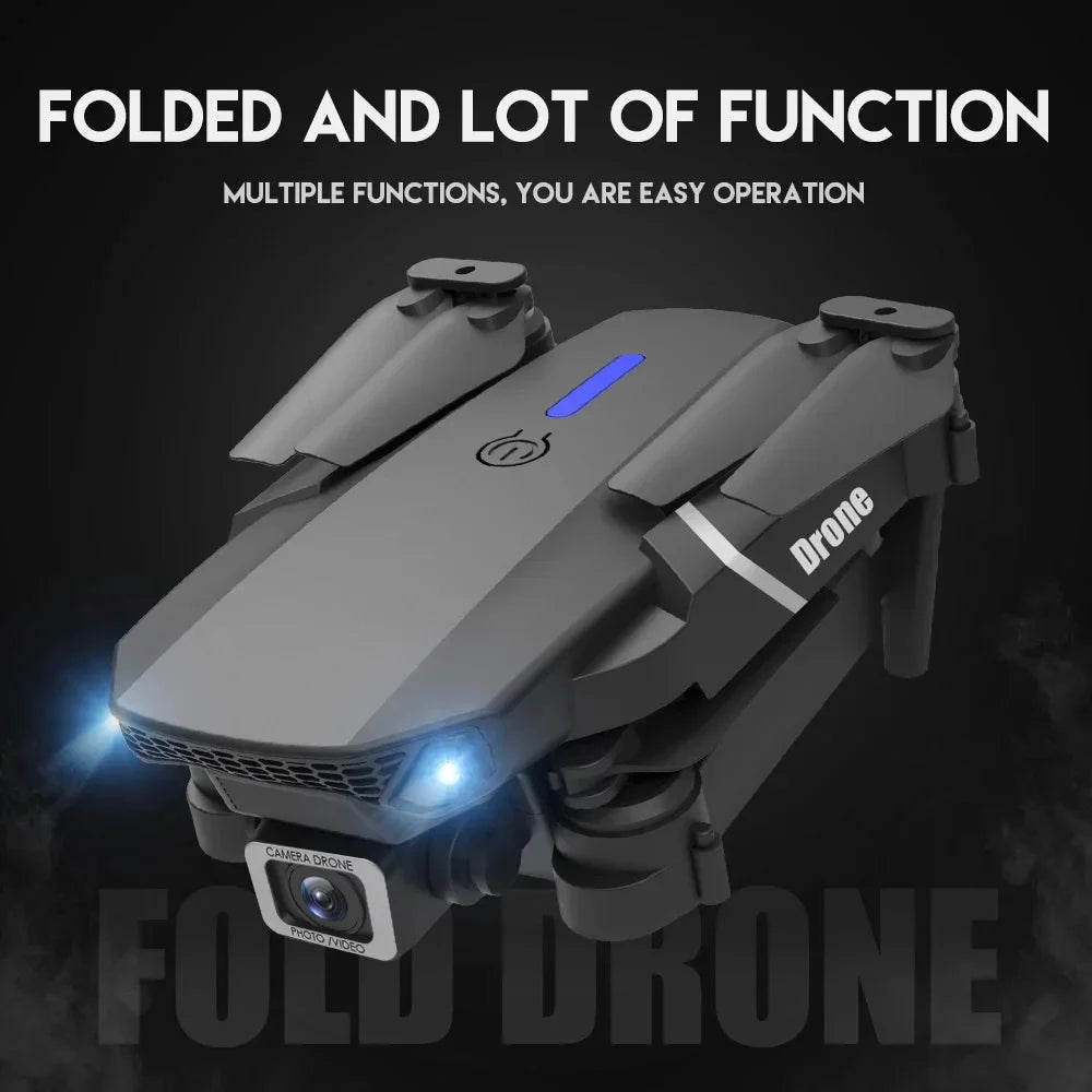 Drone E88 con doble camara Hd