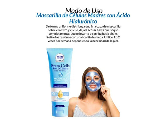 MASCARILLA CÉLULAS MADRE Y ACIDO HIALURO